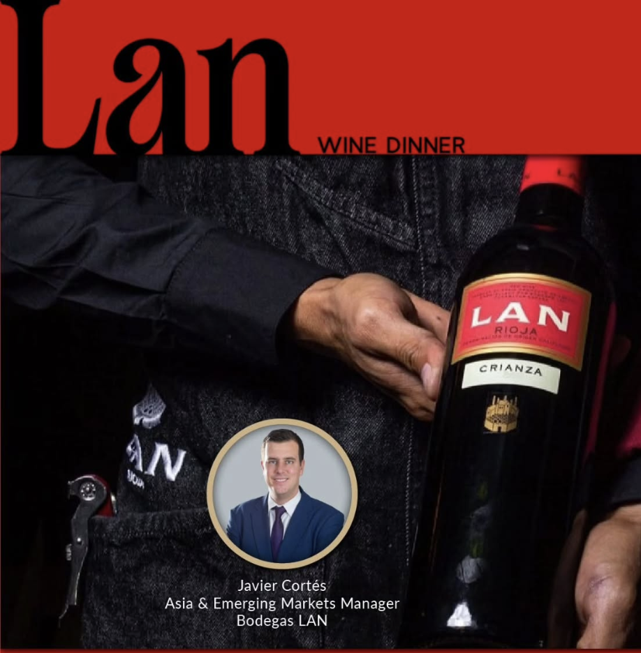 (image for) Bodegas LAN Dinner @ New Ubin with Javier Cortes - Thurs 11 June at 7pm ...
